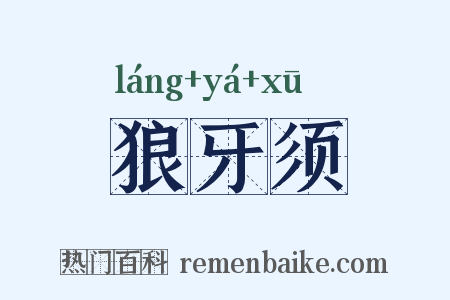 狼牙须是什么意思的图片